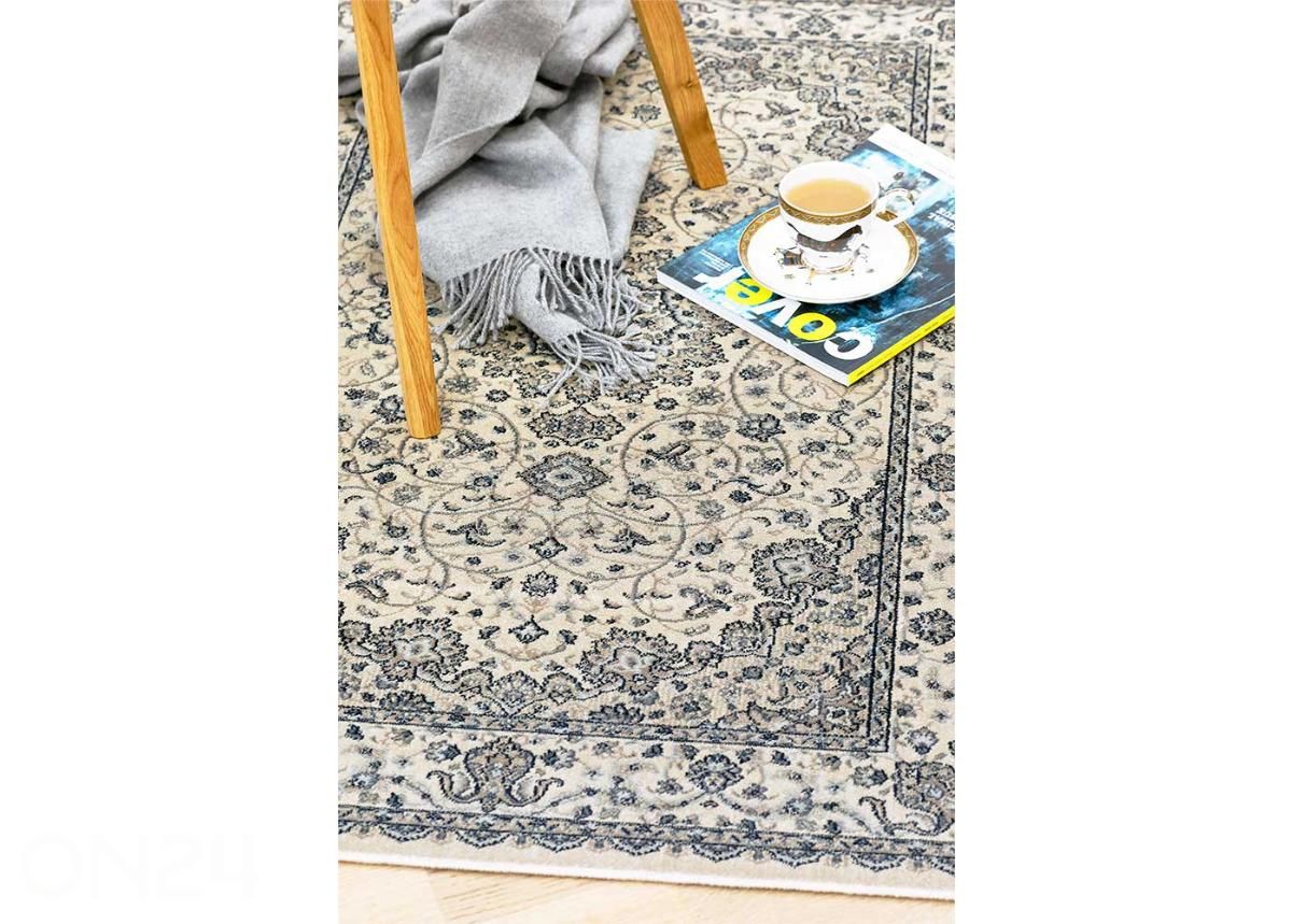 Narma viskoosimatto Fatima sand-blue 80x125 cm kuvasuurennos