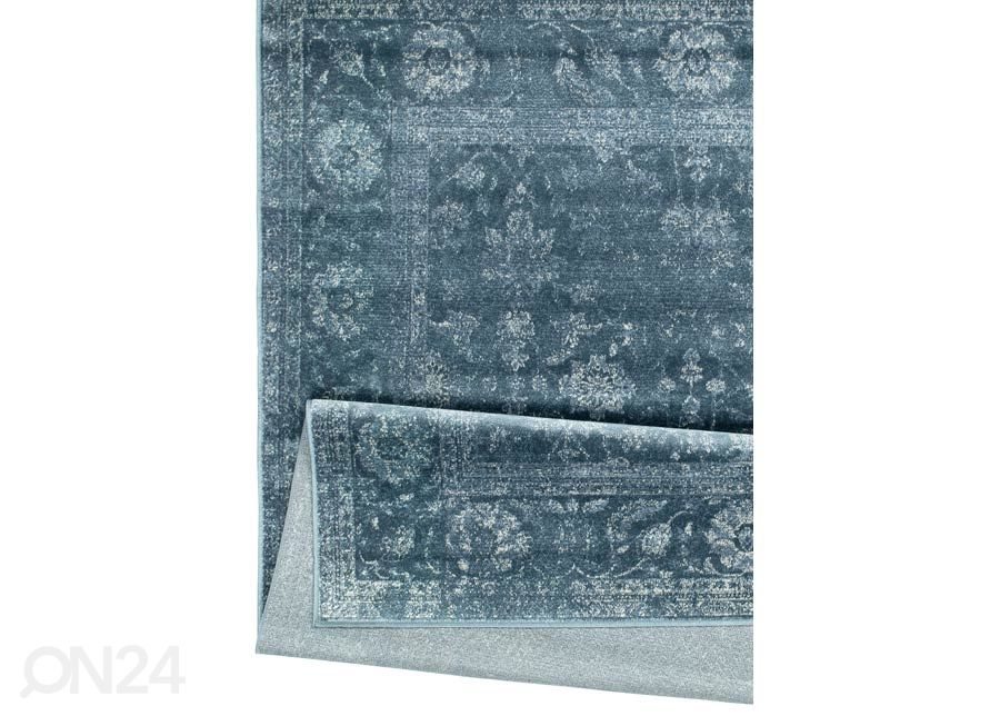 Narma viskoosimatto Maya grey-blue 65x135 cm kuvasuurennos