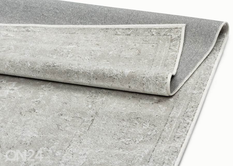 Narma viskoosimatto Maya silver 65x135 cm kuvasuurennos