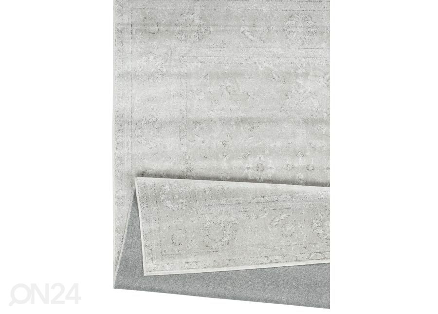 Narma viskoosimatto Maya silver 65x135 cm kuvasuurennos