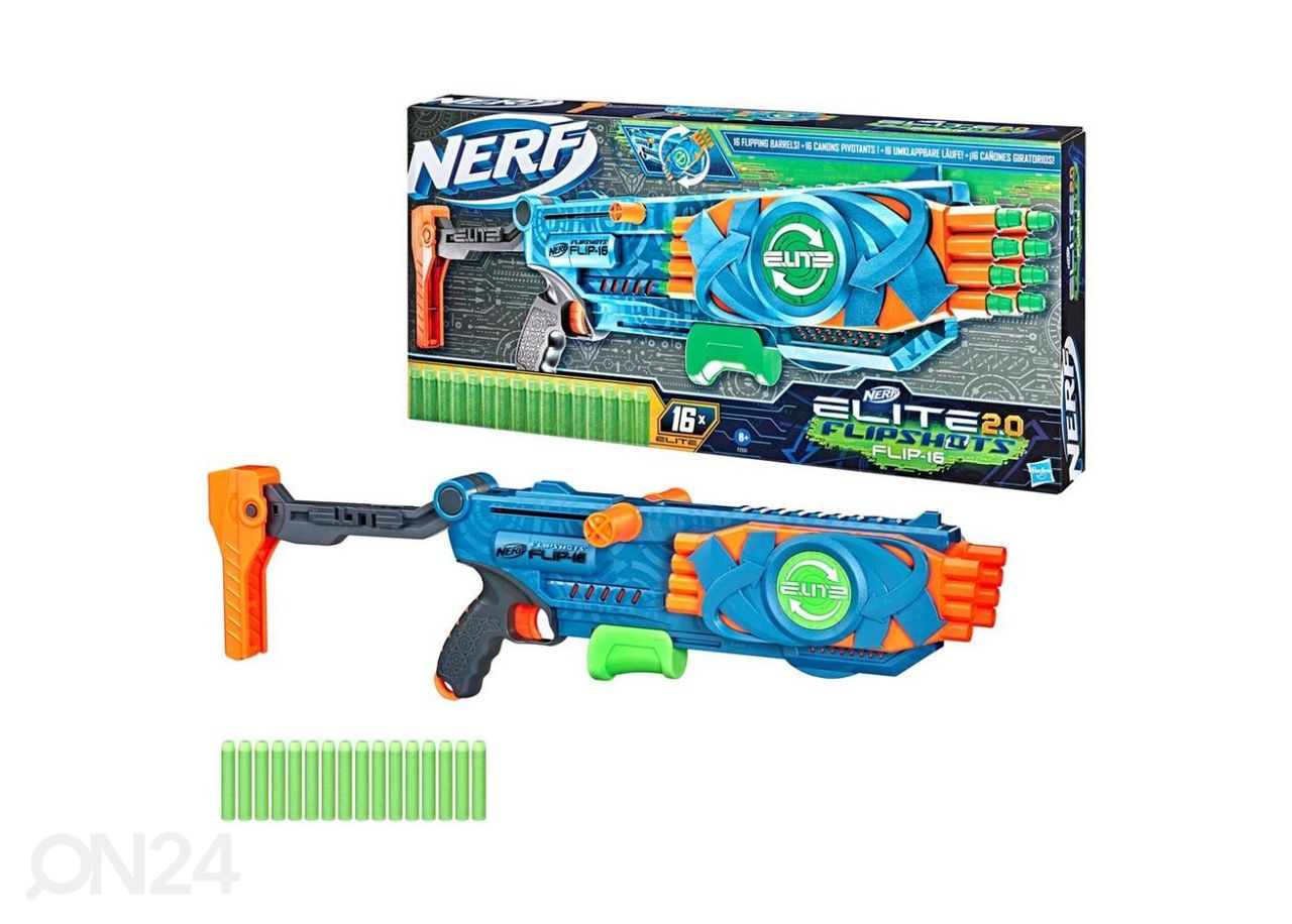 Nerf leluase Elite 2.0 Flip 16 kuvasuurennos