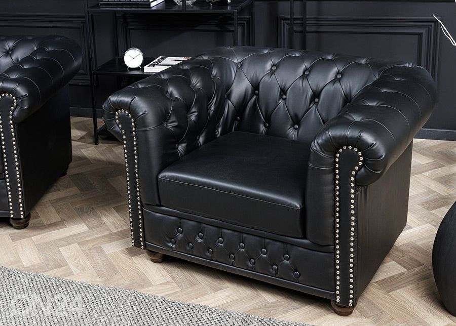 Nojatuoli Chesterfield kuvasuurennos