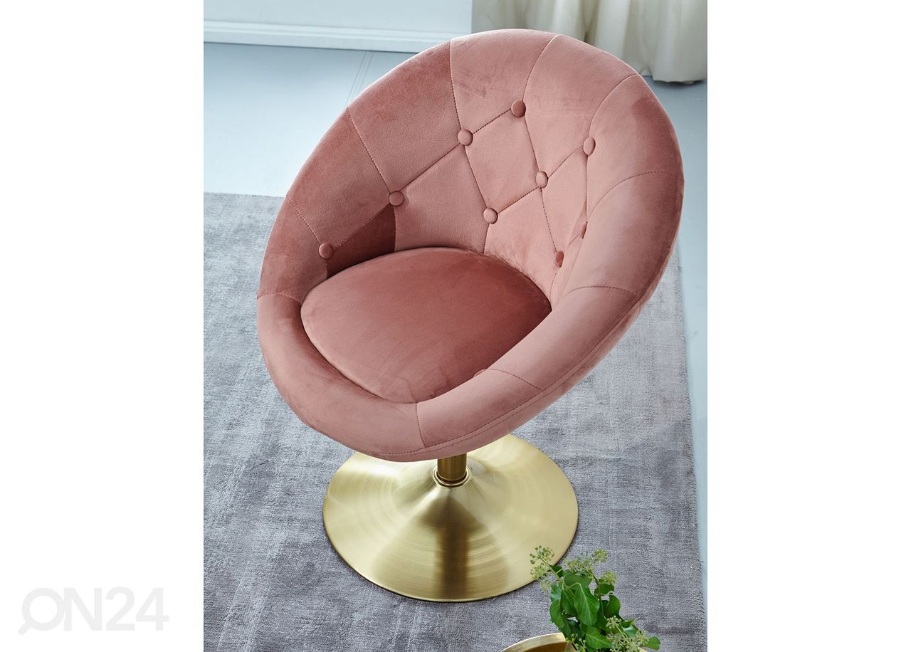 Nojatuoli Lounge, roosa kuvasuurennos