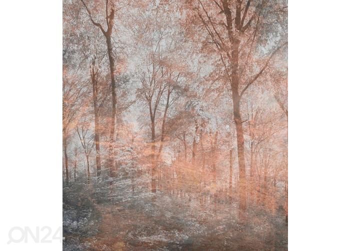 Non-woven kuvatapetti Colorful Forest Abstract 150x250 cm kuvasuurennos