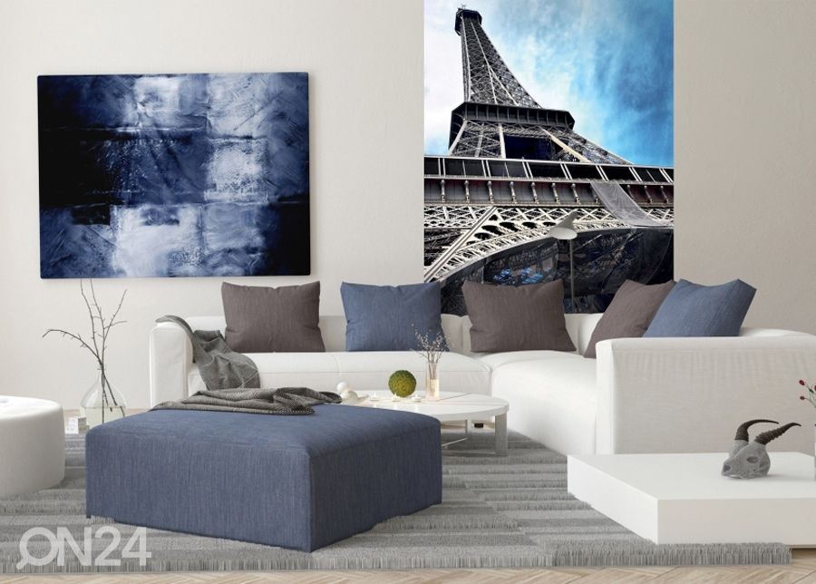 Non-woven kuvatapetti Eiffle tower 150x250 cm kuvasuurennos