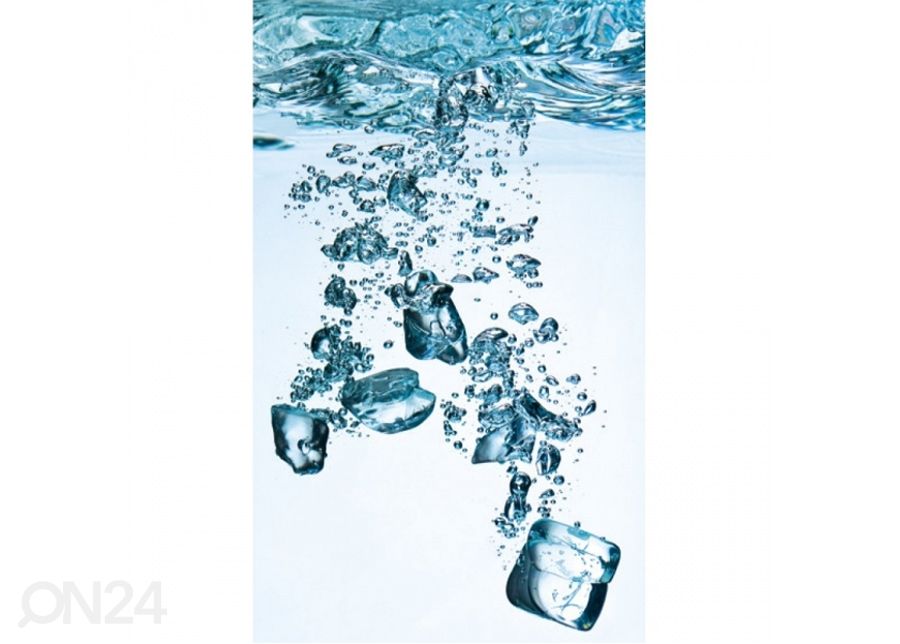 Non-woven kuvatapetti Ice cubes 150x250 cm kuvasuurennos