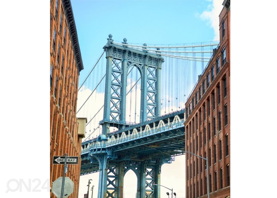 Non-woven kuvatapetti Manhattan bridge 225x250 cm kuvasuurennos