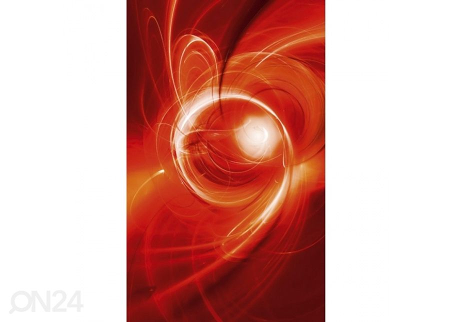 Non-woven kuvatapetti Red abstract 150x250 cm kuvasuurennos