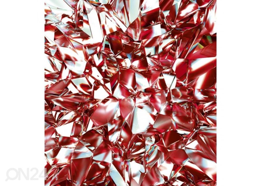 Non-woven kuvatapetti Red crystal 150x250 cm kuvasuurennos