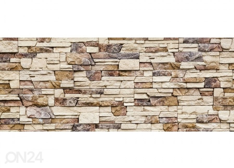 Non-woven kuvatapetti Stone wall 150x250 cm kuvasuurennos