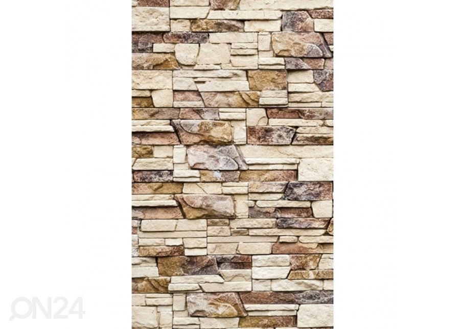 Non-woven kuvatapetti Stone wall 150x250 cm kuvasuurennos