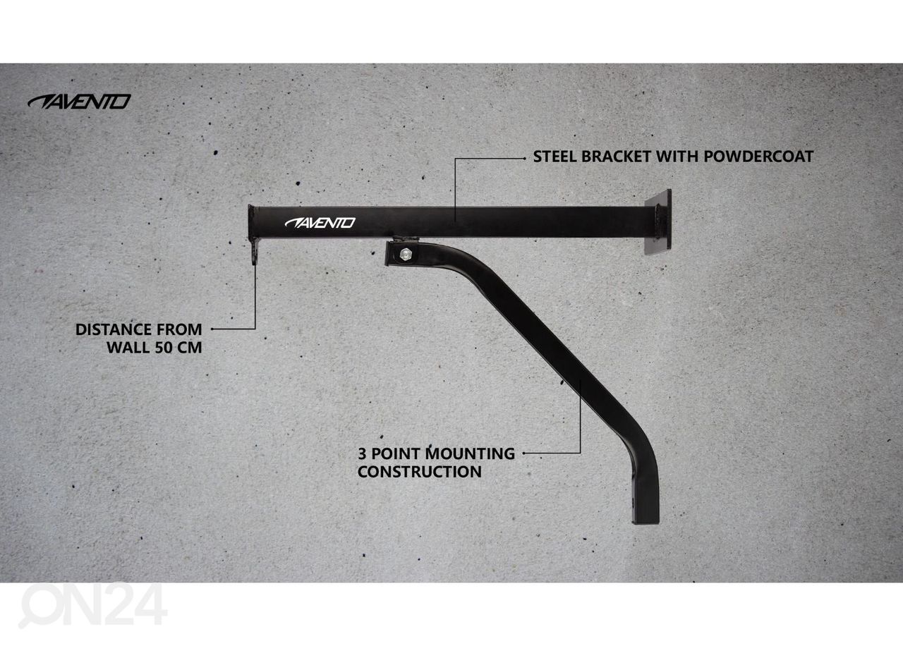 Nyrkkeilysäkin seinäteline Avento kuvasuurennos