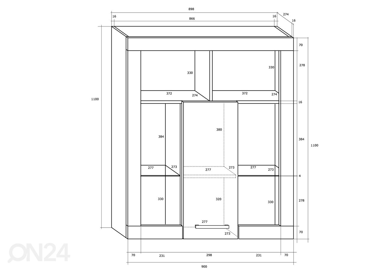 Olohuoneen kalusteet Bally 280 cm kuvasuurennos