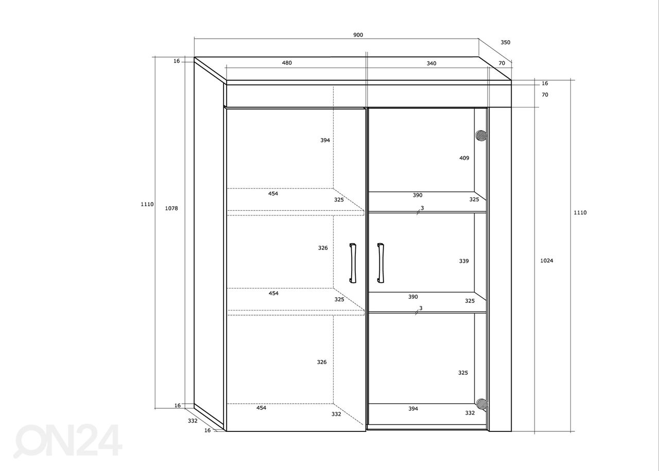 Olohuoneen kalusteryhmä Keana 290 cm kuvasuurennos