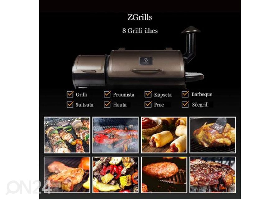 Pellettigrilli Z grills 700C kuvasuurennos