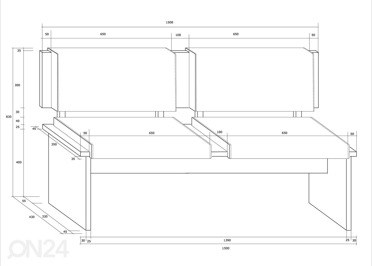 Penkki Leap 150 cm kuvasuurennos