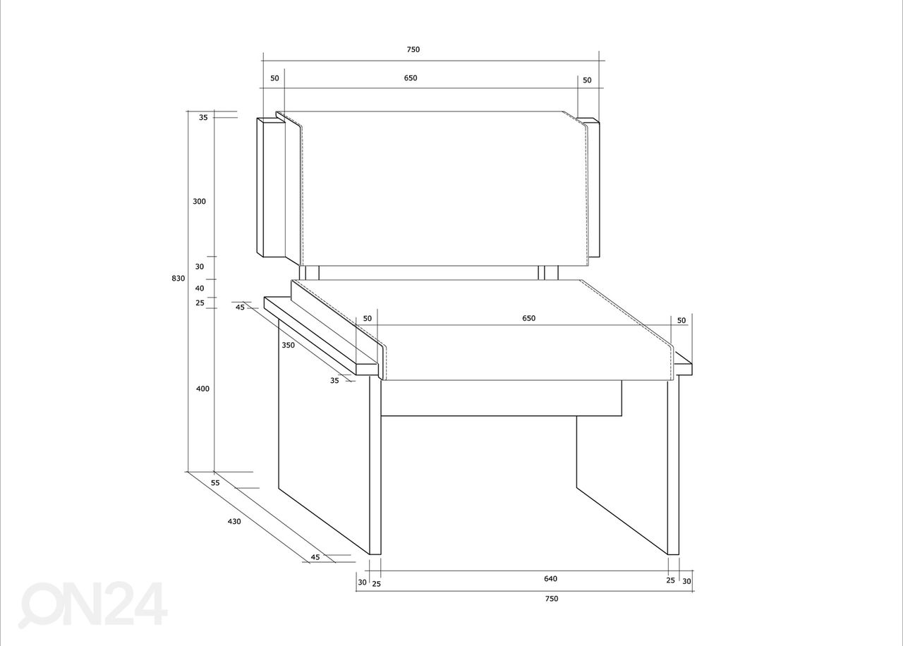 Penkki Leap 75 cm kuvasuurennos