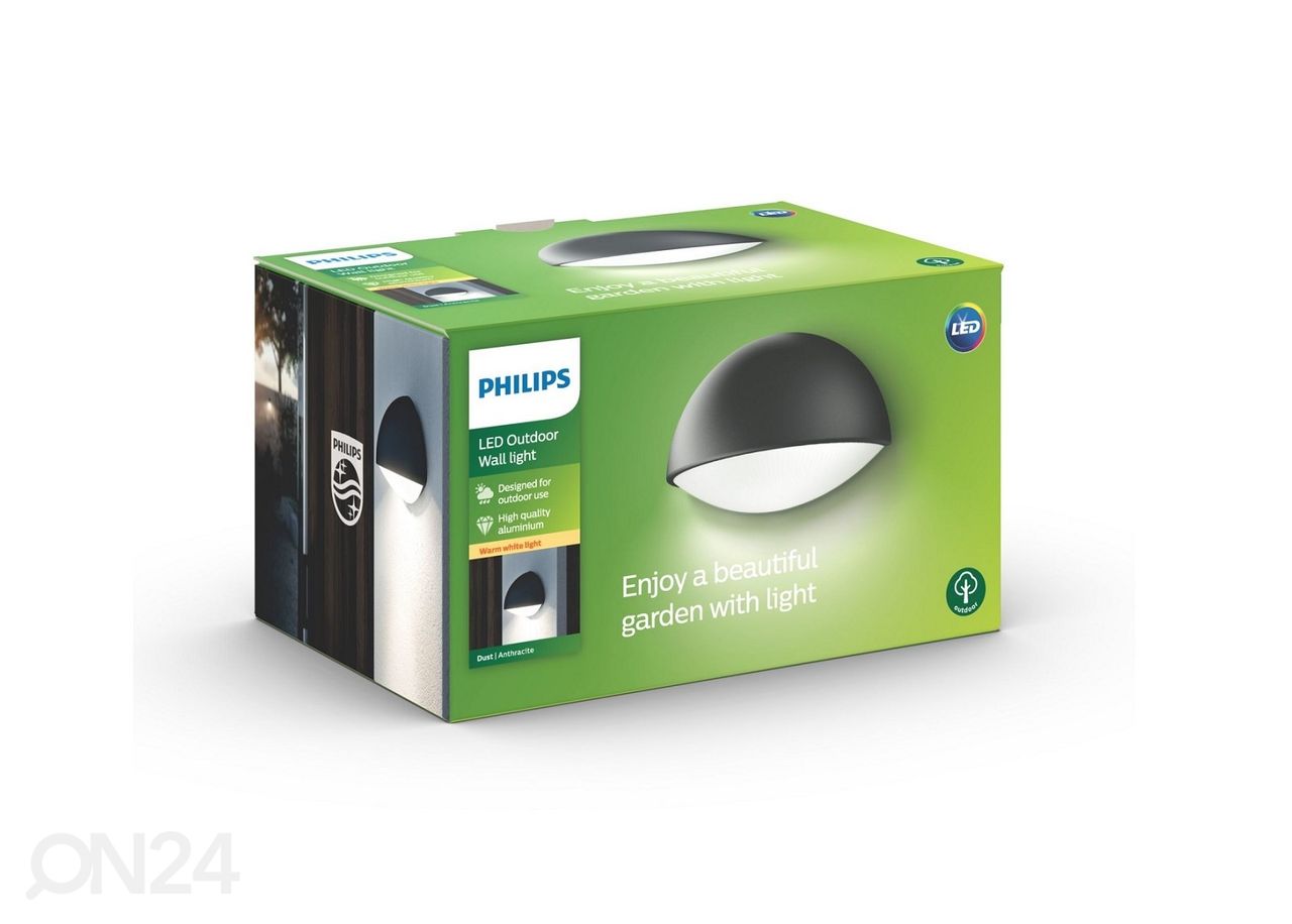 Philips Dust seinävalaisin 3 W 2700K kuvasuurennos