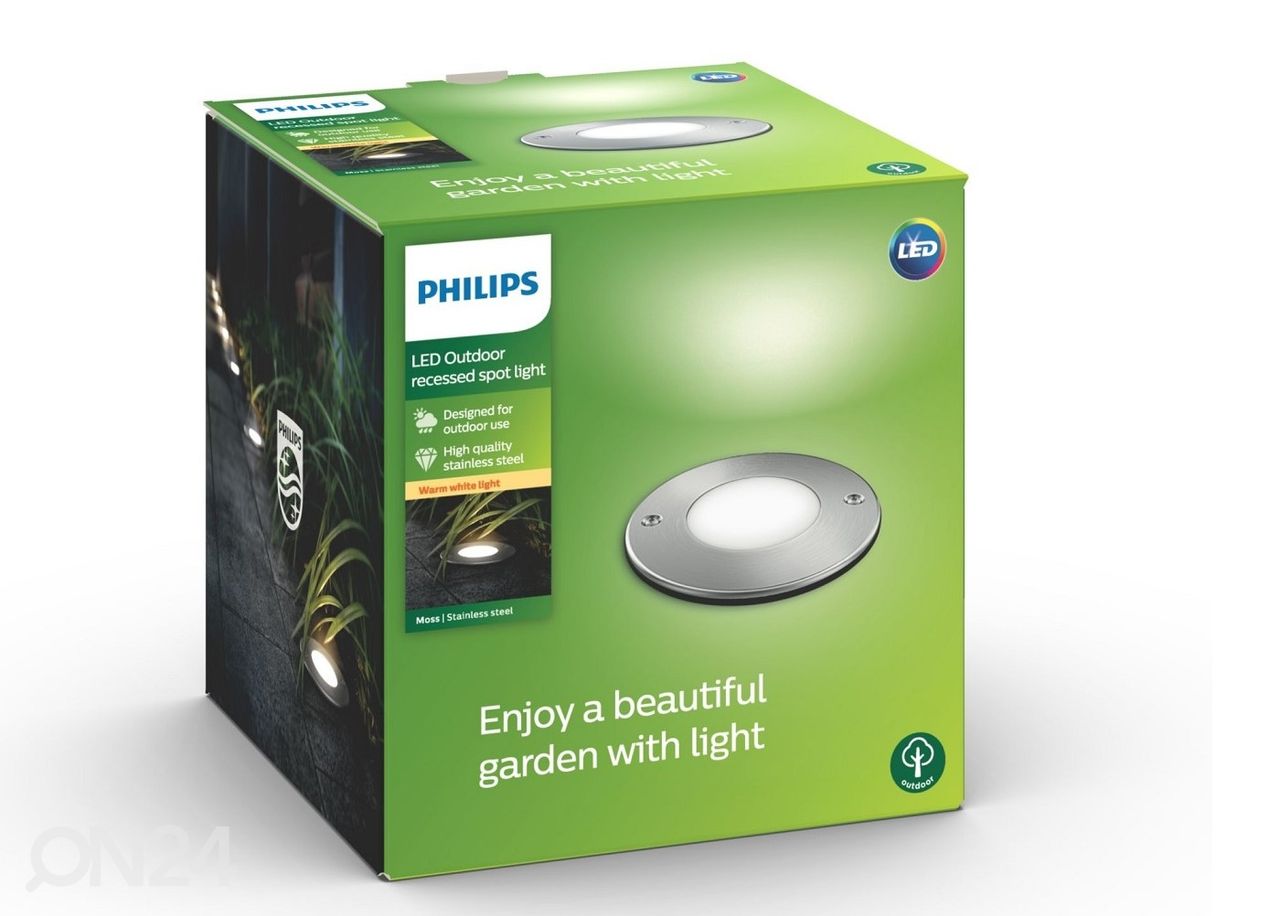 Philips Moss upotettava ulkovalaisin 3 W 270lm IP67 kuvasuurennos
