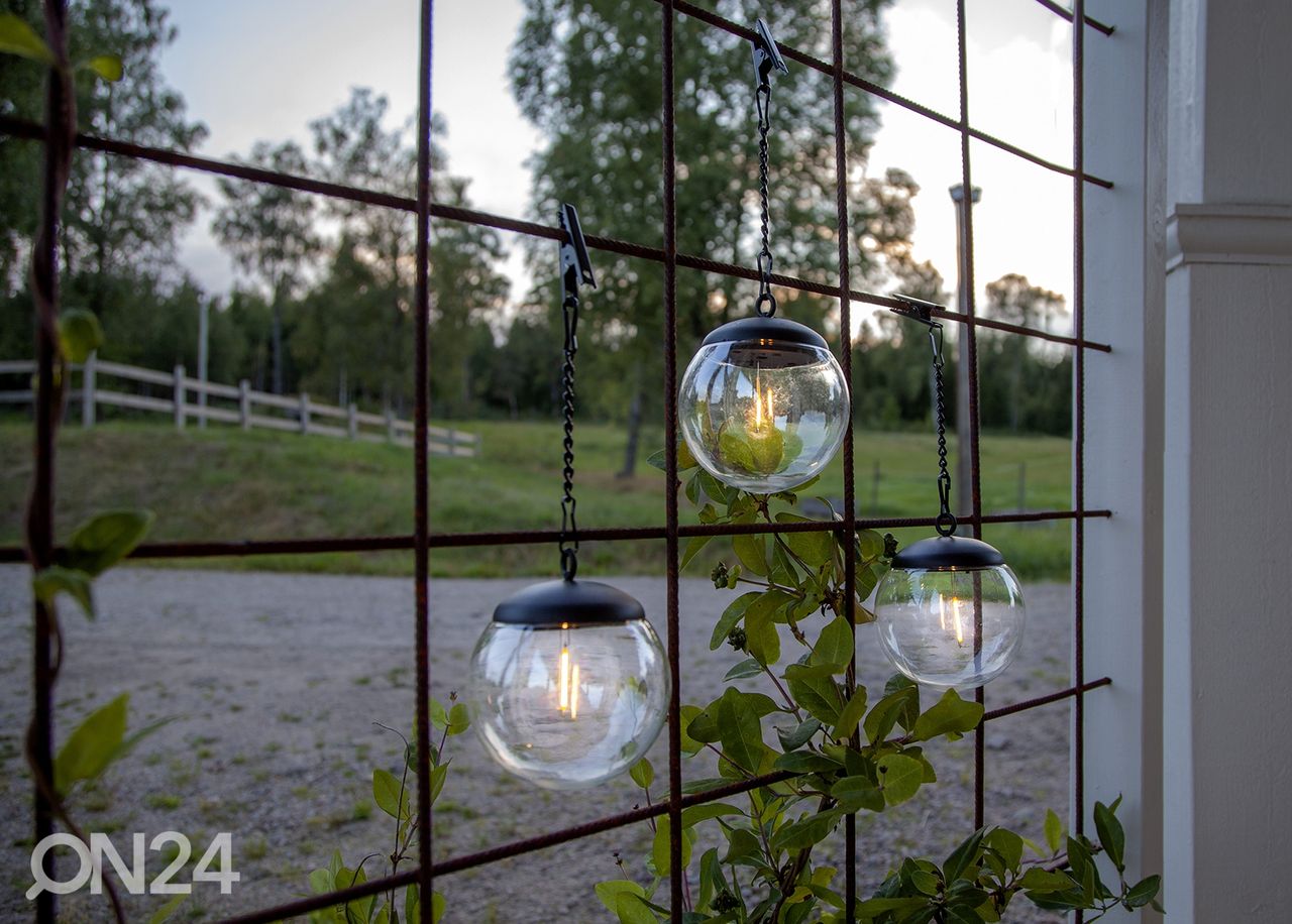 Pihakoriste aurinkokennolla Globe 3 kpl kuvasuurennos