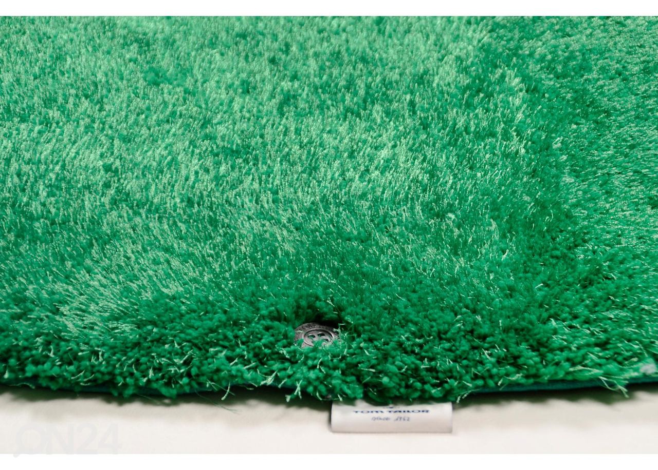 Pitkänukkainen matto Soft Uni Ø140 cm kuvasuurennos