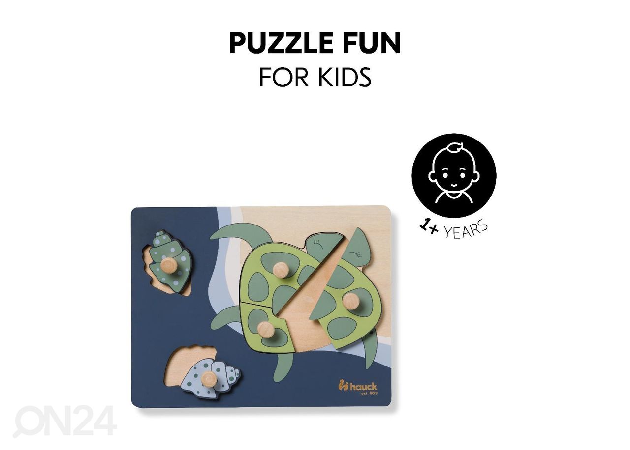 Puinen palapeli Hauck Puzzle N Sort Turtle kuvasuurennos