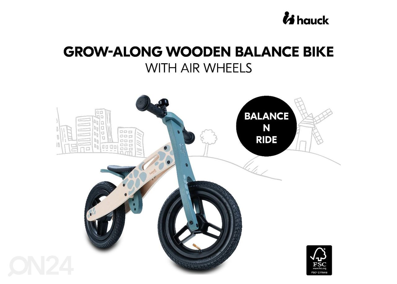 Puinen potkupyörä Hauck Balance N Ride kuvasuurennos