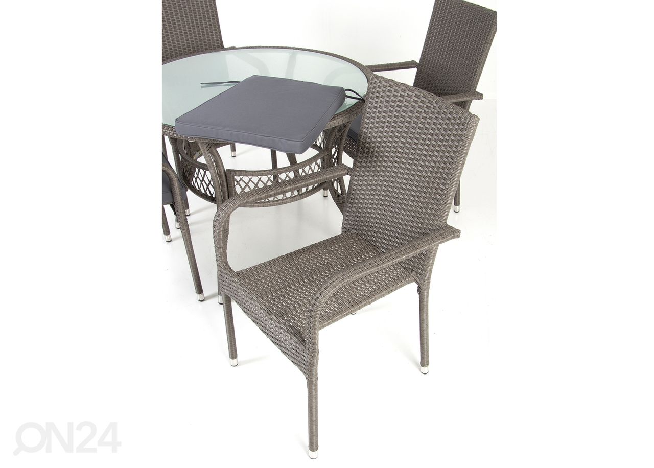 Puutarhakalusteet pöytä + 4 tuolia kuvasuurennos