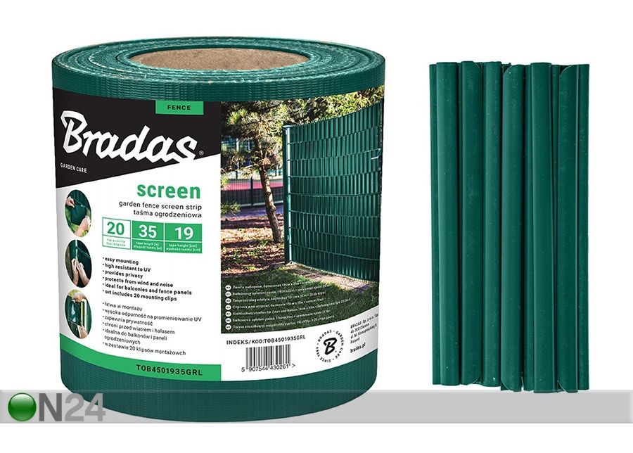 Puutarhaverkko Bradas Screen 450 g/m², 35 m kuvasuurennos