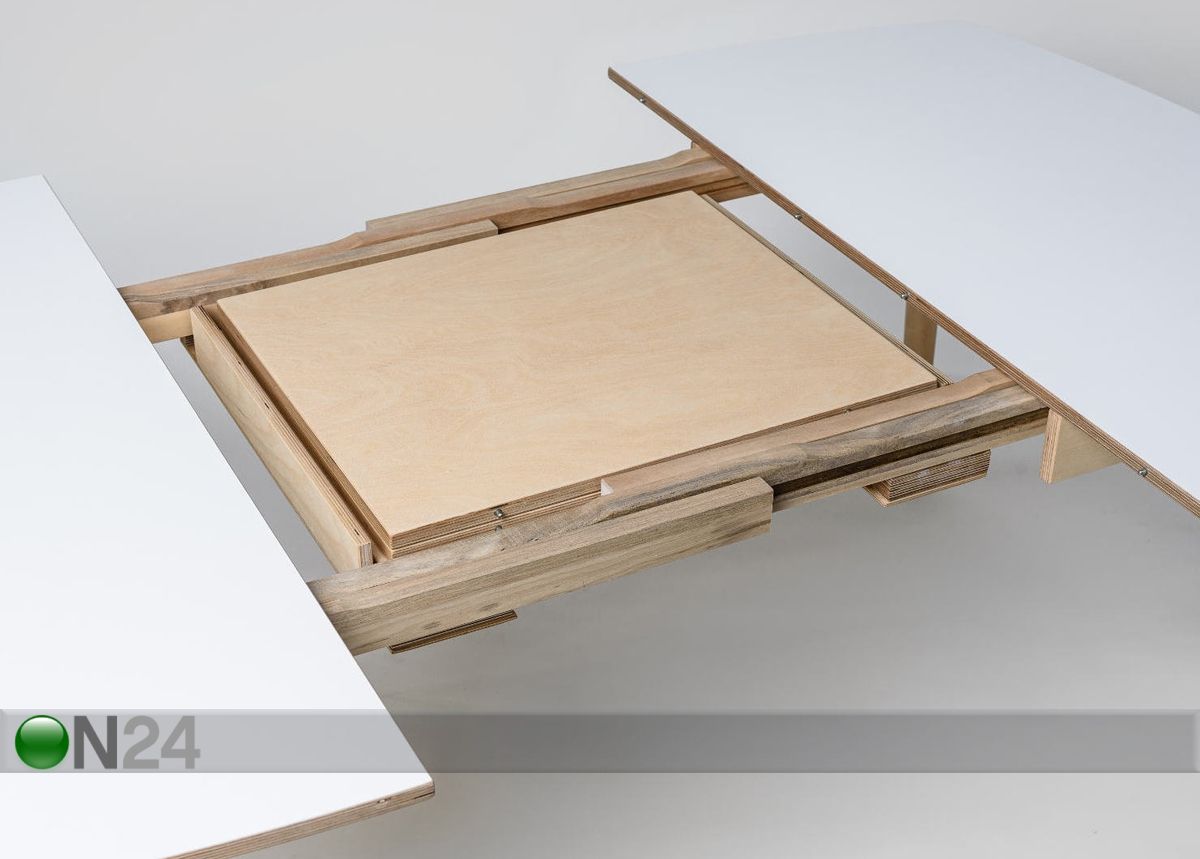 Radis jatkettava ruokapöytä Nam-Nam 120x120-220 cm kuvasuurennos