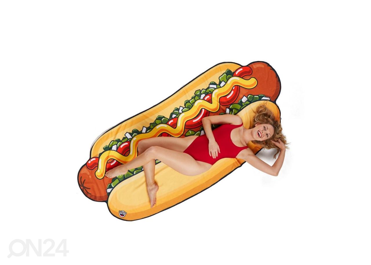 Rantamatto Hot Dog 216 x 94 cm kuvasuurennos