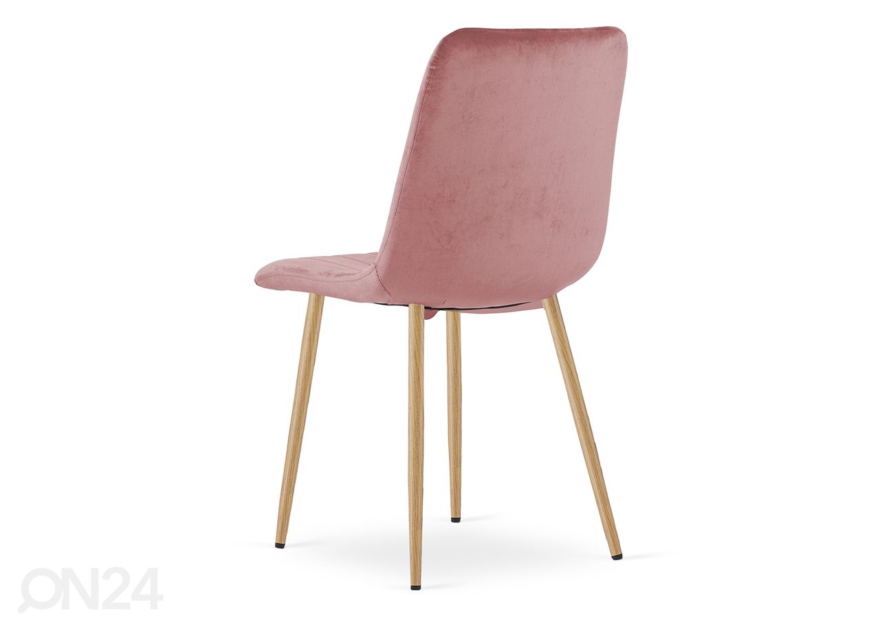 Ruokapöydän tuolit Lava, 4 kpl vaaleanpunainen kuvasuurennos