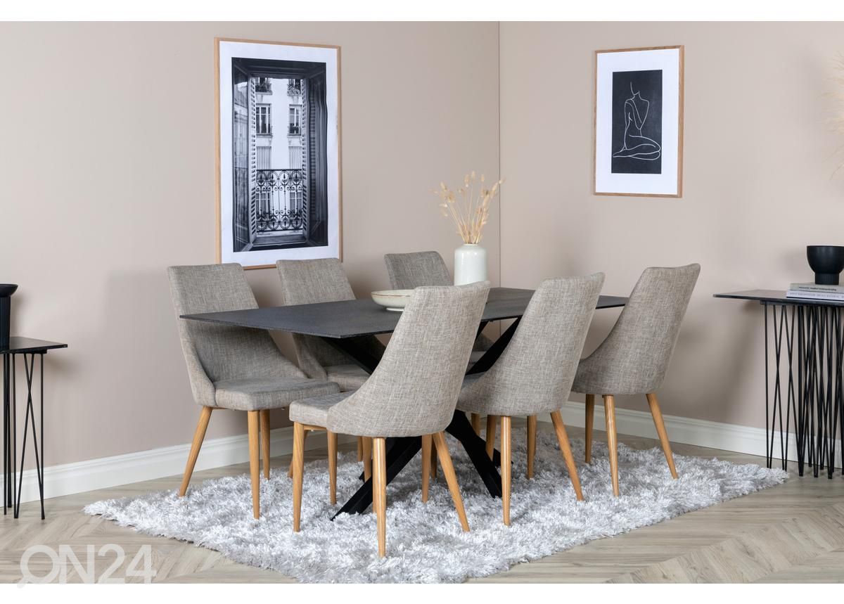 Ruokapöydän tuolit Leone, 2 kpl kuvasuurennos