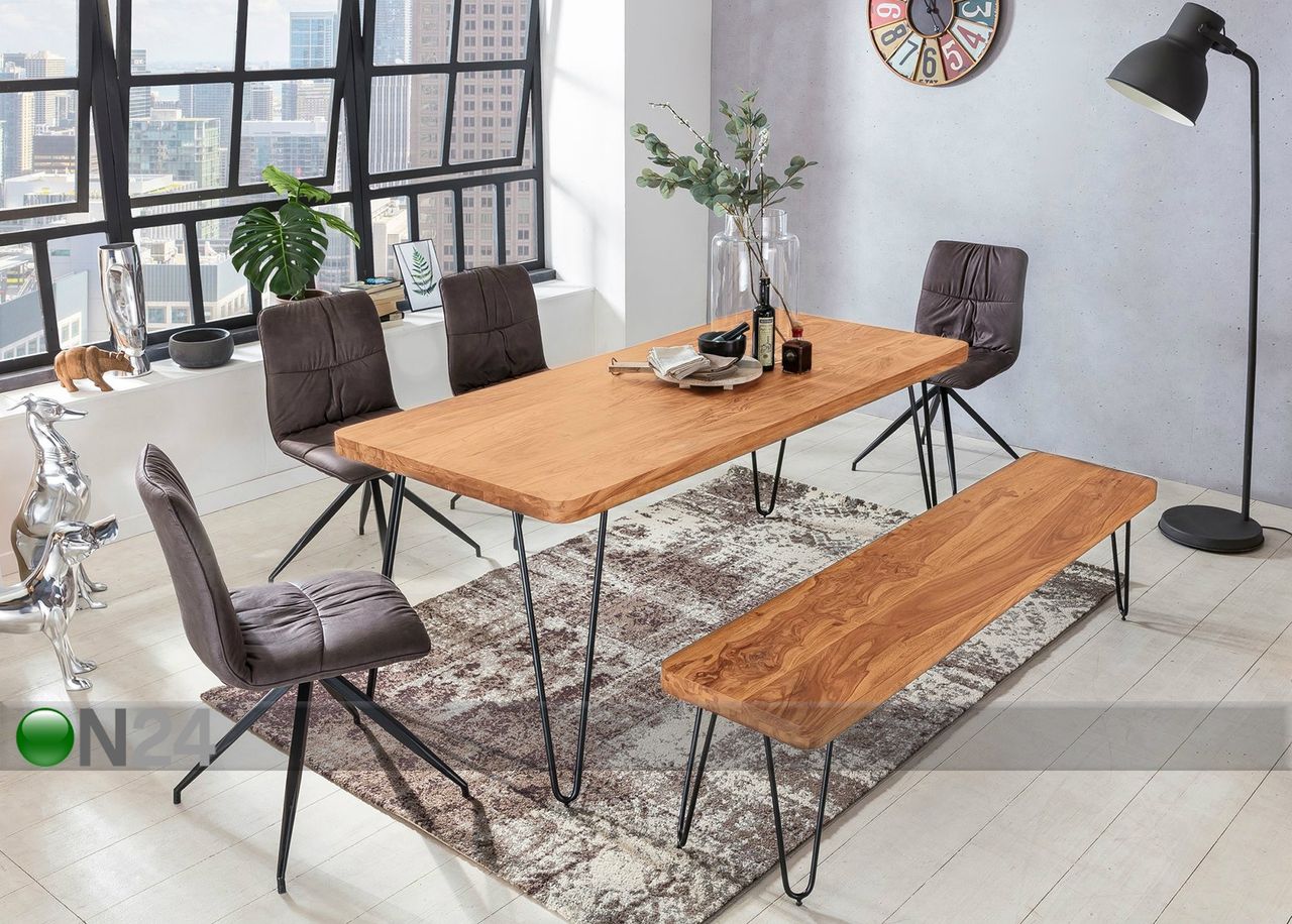 Ruokapöytä Bagli 180x80 cm kuvasuurennos