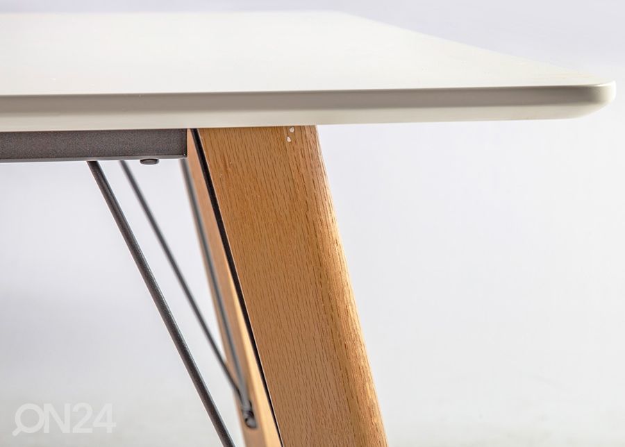 Ruokapöytä Helena White 80X120 cm kuvasuurennos