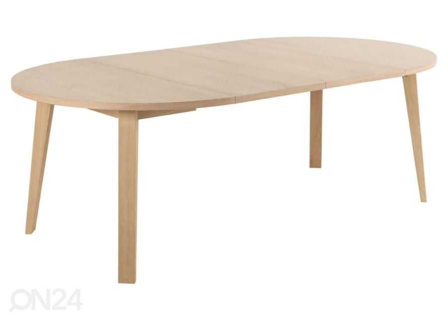 Ruokapöytä Neva Ø120/220x75 cm kuvasuurennos