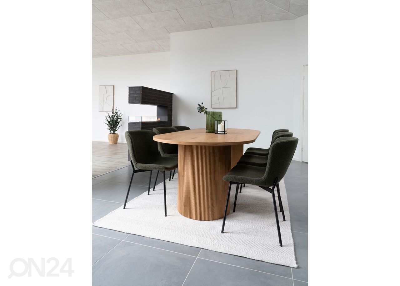 Ruokapöytä Rize 110x210 cm kuvasuurennos