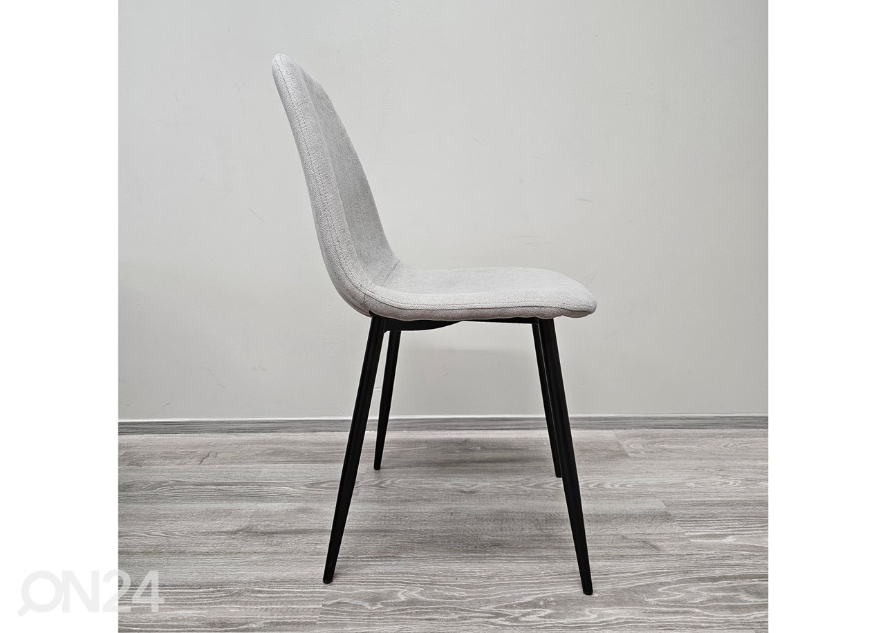 Ruokapöytä Sierra Ø 120 cm + tuolit Sara 4kpl kuvasuurennos