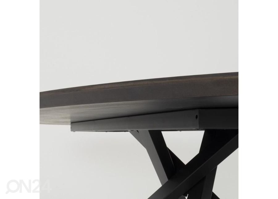 Ruokapöytä Tenzo Cox 240x120 cm, savutammi kuvasuurennos