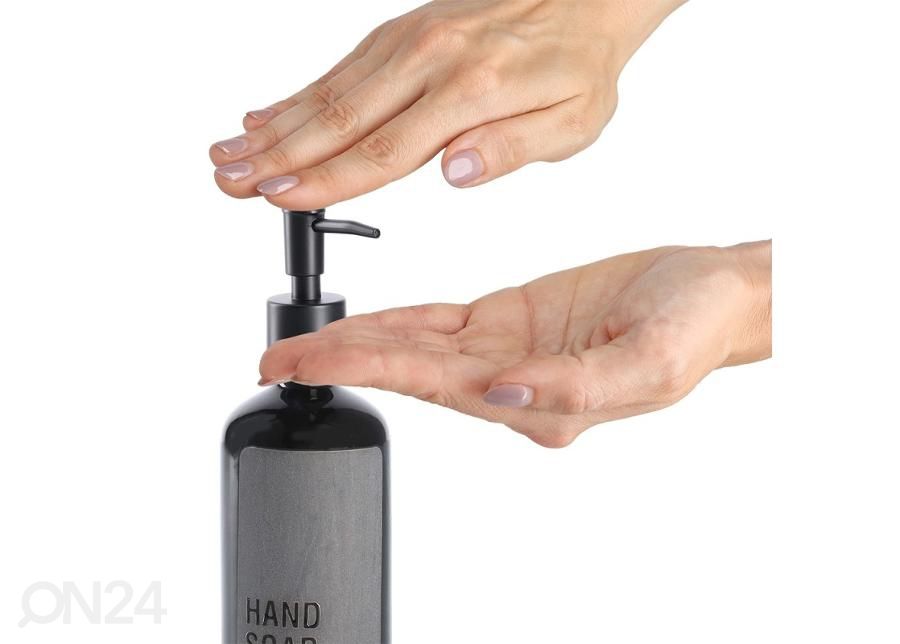 Saippuapumppu Handsoap, musta kuvasuurennos