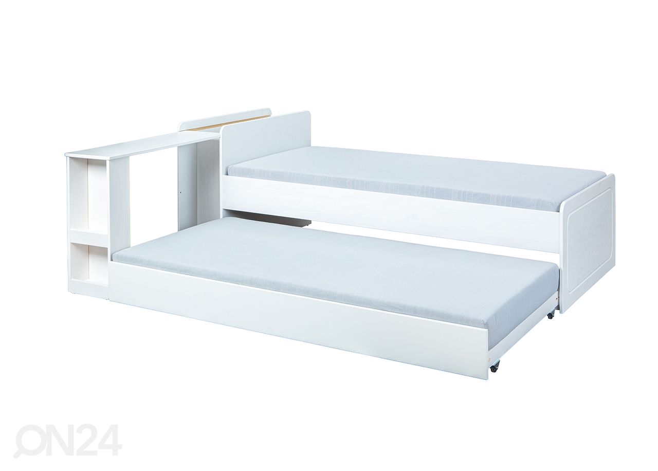 Sänky Negras 90x200 cm, valkoinen kuvasuurennos