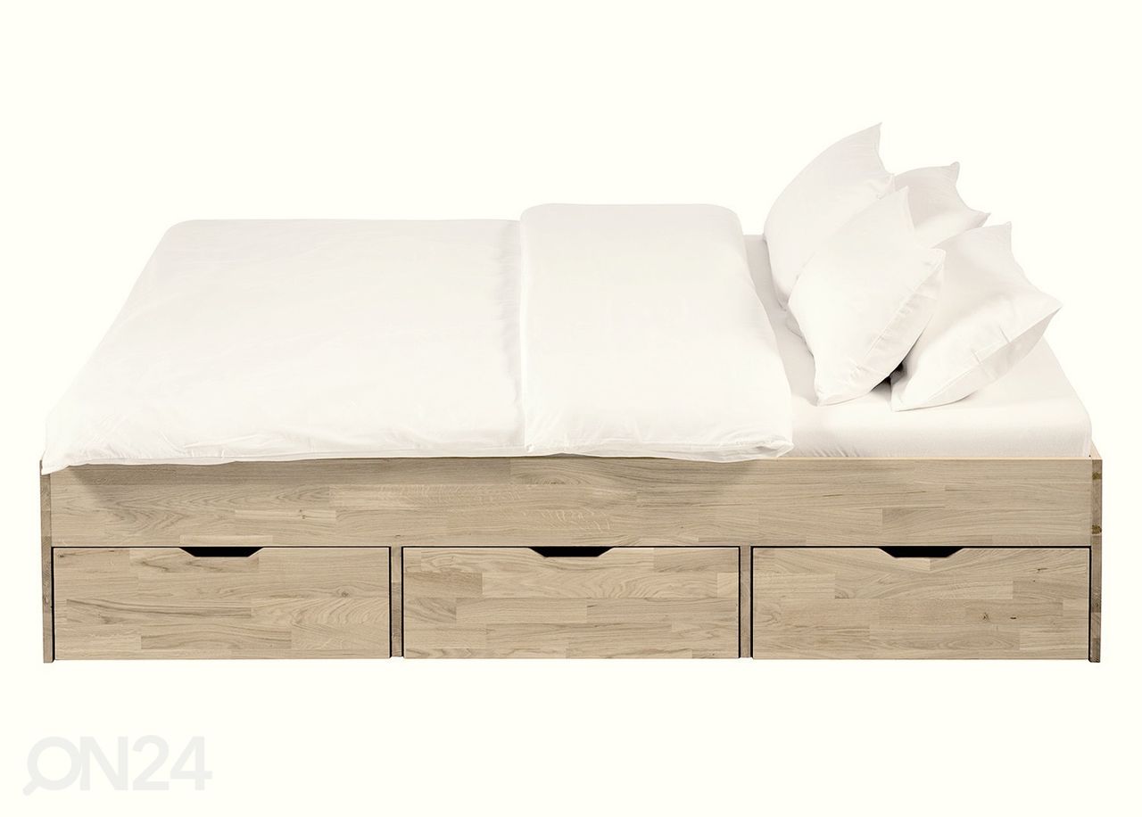 Sänky Sofia 140x200 cm, tammi kuvasuurennos