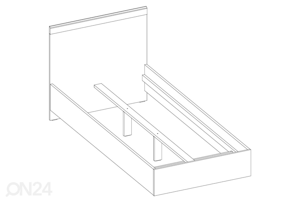 Sänky Vigo 90x200 cm kuvasuurennos