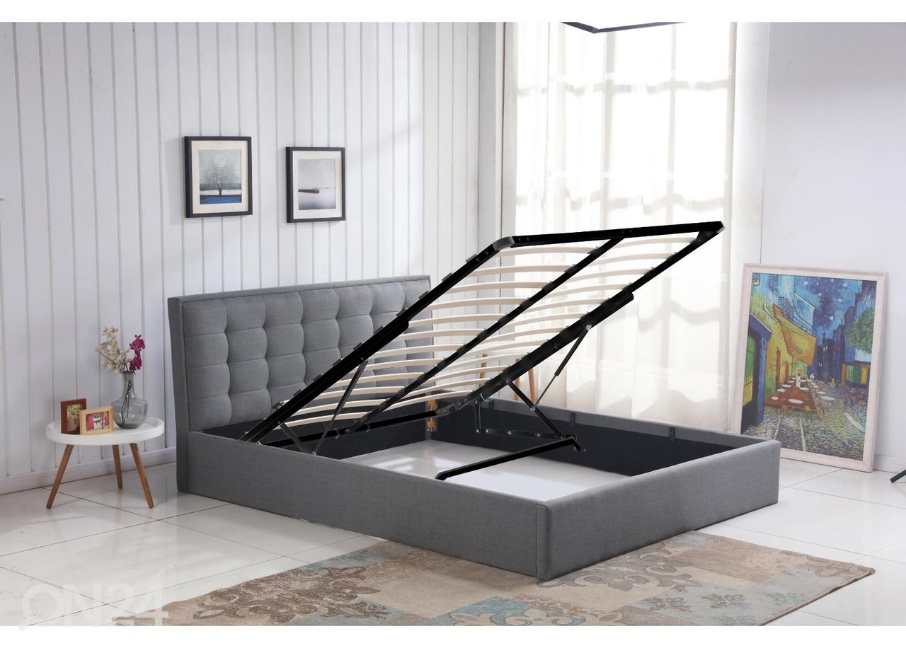 Sänky vuodevaatelaatikolla 160x200 cm kuvasuurennos