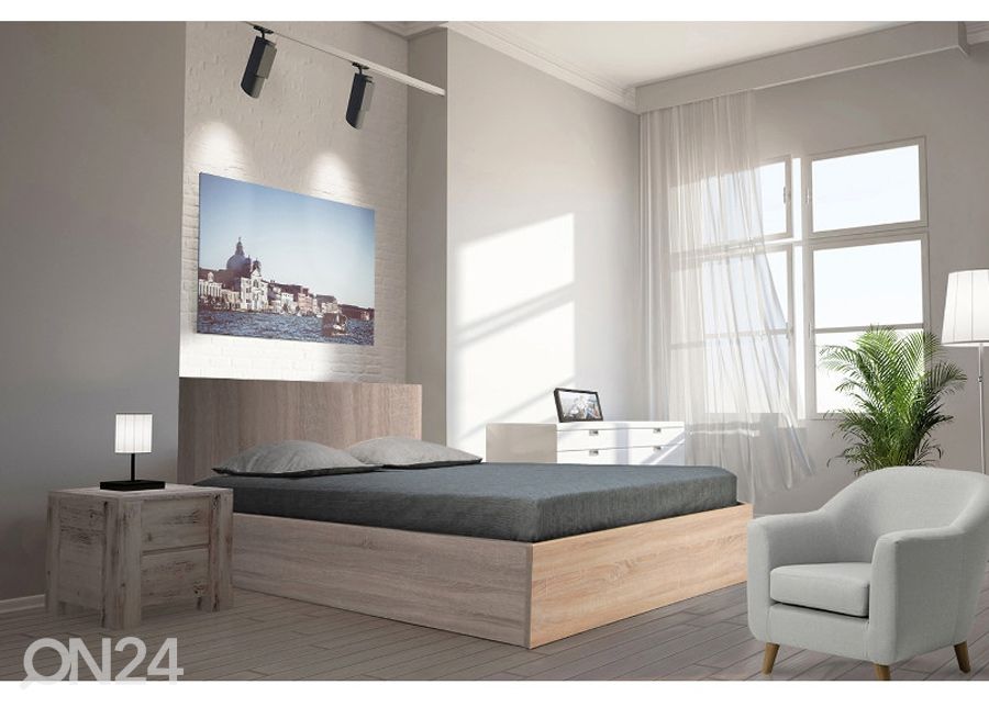 Sänky vuodevaatelaatikolla Madrid 140x200 cm kuvasuurennos