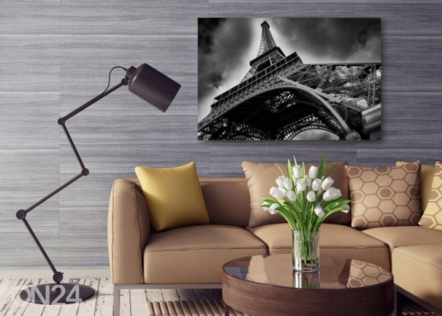 Sisustustaulu Eiffel Tower 50x70 cm kuvasuurennos