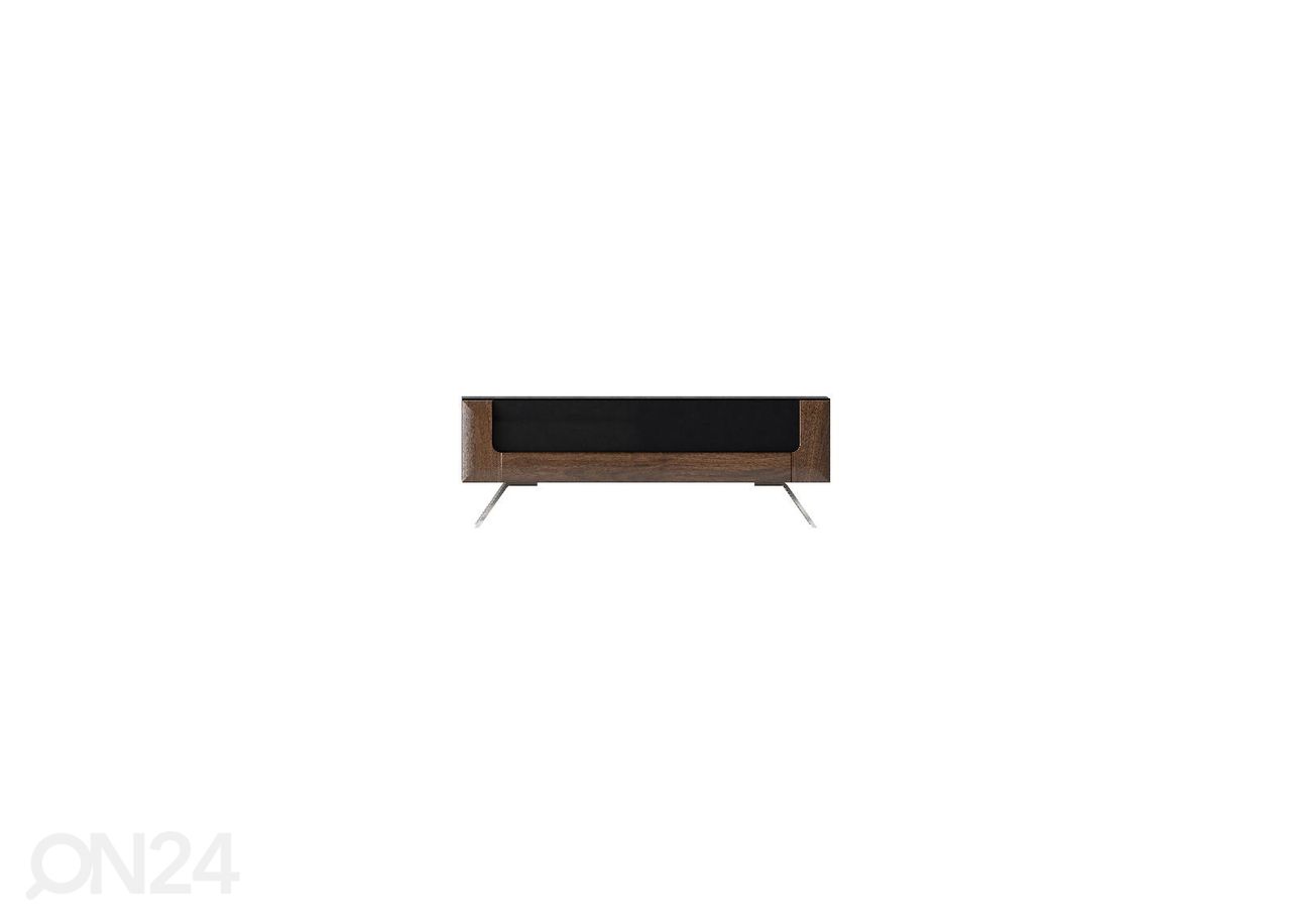 Sohvapöytä Cassandra 110x65 cm, pähkinä/kiiltävä musta kuvasuurennos