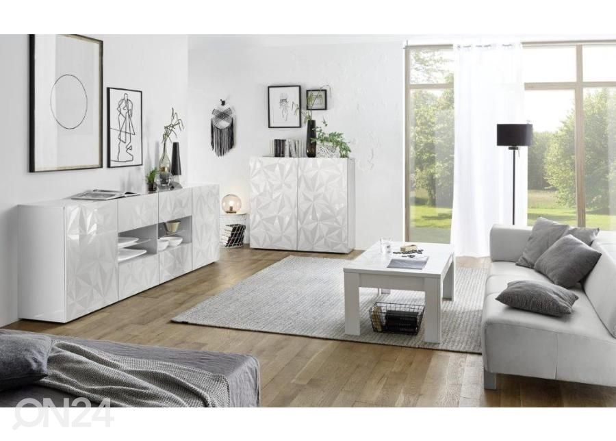 Sohvapöytä Prisma, valkoinen kuvasuurennos