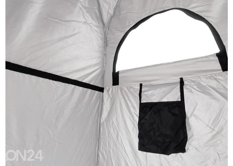 Suihku/pukuhuone teltta kuvasuurennos