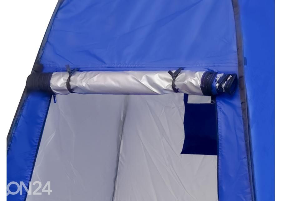 Suihku/pukuhuone teltta kuvasuurennos